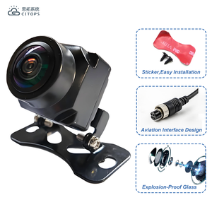 165 °   Camera HD góc rộng gắn phía sau Camera ánh sáng yếu Ghi lại an toàn đáng tin cậy Camera giám sát lùi xe mini 1080P - Product Image 2
