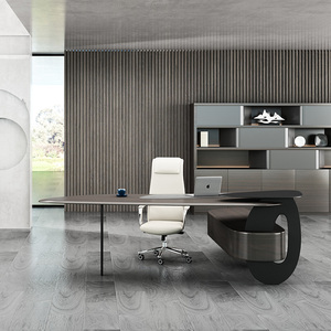 Nội thất văn phòng CEO Bàn làm việc cao cấp Thiết kế hiện đại Bàn làm việc giám đốc cấp cao Nội thất bàn làm việc - Product Image 1