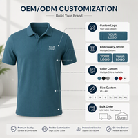 Polo pour homme avec logo personnalisé, respirant, manches courtes, tissu piqué, uniforme d'équipe, haut décontracté pour le travail