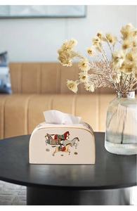 Kotak tisu kartun, mewah lucu kartun keramik Modern PENUTUP UNTUK Hotel keluarga ruang tamu kamar tidur sebagai hadiah Dekorasi Rumah - Product Image 2
