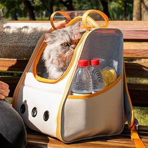 Cat Carrier <b>Backpack</b> Travel Pets' <b>Backpacks</b> Carrying Bag Dog Carrier <b>Backpack</b> for Small Dogs <b>Large</b> Space Cat Carrier <b>Backpack</b> - Product Image 2