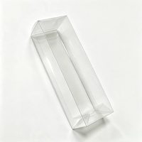 Boîte en film plastique vierge, étui rigide recyclable, taille personnalisée, impression de logo pour l'emballage d'accessoires