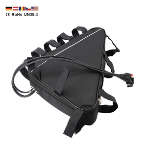แบตเตอรี่จักรยานเสือภูเขาลิเธียมทรงสามเหลี่ยม Hi-power TRB 48V-72V 20-40Ah เซลล์ 18650/21700 3000W ได้รับการรับรองมาตรฐาน CE พร้อมกระเป๋าแบบนุ่มสำหรับจักรยานไฟฟ้า - Product Image 4