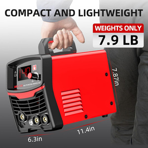 Pas de gaz requis  DNB-1200 1200A Soudeuse à inverseur IGBT 3 en 1 Affichage LCD Soudeuse à arc à fil fourré - Product Image 6