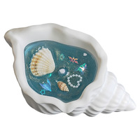 Muschelförmige Duftende Gelee-Wachskerzen - Kreative Handgemachte Gießkerzen als Urlaubssouvenirs & Geschenke Modell XZ203