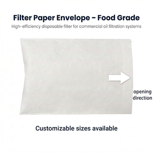 <span class=keywords><strong>Promotion</strong></span> : Sac filtrant en papier pour friteuse à pression <span class=keywords><strong>KFC</strong></span>, référence 12102, avec trou sur une face - Product Image 3