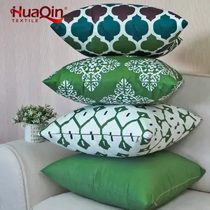 High Quality Waterproof Thick Fabric 45*45 Cm Cushion Cover With Matching Color Zipper