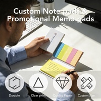 Bloc-notes autocollant personnalisé promotionnel Bloc-notes autocollant rectangulaire écologique