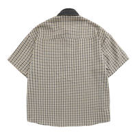 T-shirt d'été personnalisé pour homme, coupe courte, boutonné, tricoté uni, manches courtes, 100 % coton, brodé