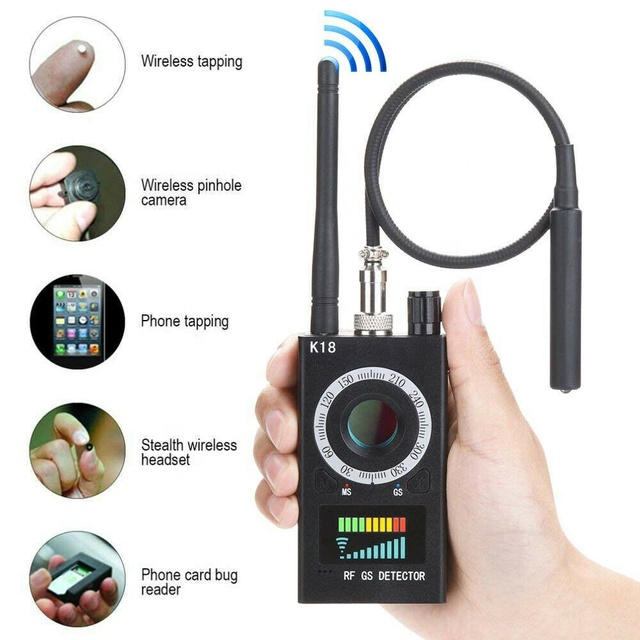 New Wireless Bug Anti Detector Camera RF Signal GSM Audio Bug GPS Finder Anti-spy RF Detector