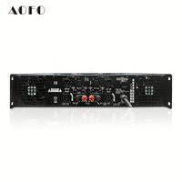 Amplificateur de classe H 4 canaux AOFO 4004T 400W Audio haute résolution Connectivité XLR Impédance 4-8 pour les systèmes de jeu et de son surround