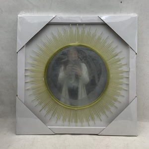 Rond Or Mur Métal Cadre Miroir Suspendu Décoratif Salon Chambre Salle De Bains Moderne Art Déco Conception Maison De Noël Décor - Product Image 6
