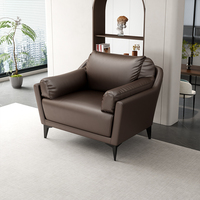 Canapé de bureau moderne en cuir de style italien, inclinable et réglable, grand modèle 3 places, pour la maison, le bureau, le salon et l'hôpital