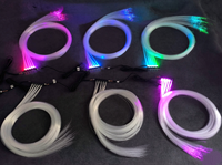 Kits de feux LED 0,75 mm pour plafond étoilé, garantie 3 ans, symphonie romantique, 300 étoiles filantes dynamiques, contrôlables par application, 12V