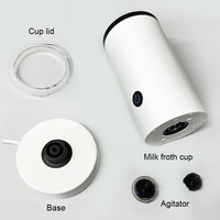 Nouveau modèle machine à chocolat chaud électrique et mousseur à lait USB/fabricant de mousse à café chaud alimenté par batterie pour voitures