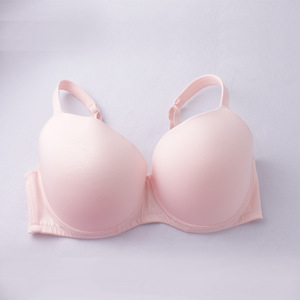 Ropa interior de diseño OEM, sujetador rosa con aros, Sujetador <span class=keywords><strong>push</strong></span> <span class=keywords><strong>up</strong></span> acolchado para mujer, <span class=keywords><strong>sujetadores</strong></span> elegantes de talla grande para mujeres grandes - Product Image 6