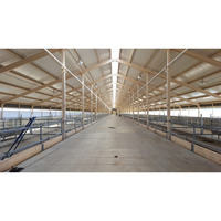 Ferme à chèvre, structure en acier, à bas prix, équipement pour la production de bavettes, léger