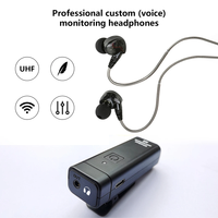 Système de monitoring intra-auriculaire sans fil UHF M9 pour groupes scéniques, avec retour IEM et latence nulle