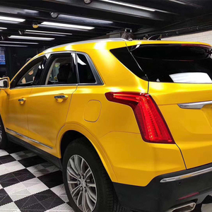 Pellicola in PVC per Wrapping <span class=keywords><strong>Auto</strong></span> di Alta Qualità 1,52*17 M, Colore Giallo Metallizzato Opaco per Carrozzeria - Product Image 3