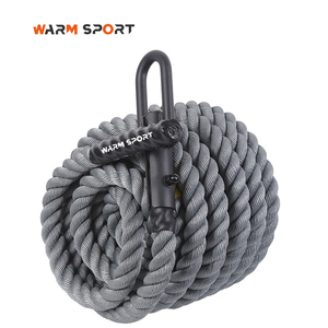 Vente flash : Cordes de combat lestées en nylon haute résistance personnalisées de 38 mm pour entraînement intensif en salle de sport, fitness et musculation - Product Image 5