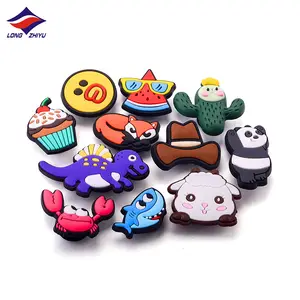Hot Sale Long Zhiyu 16 years Customized various cartoon cute and popular soft rubber shoes accessories