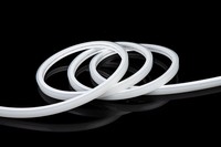 Kit d'éclairage néon LED flexible 24V basse tension IP67 en silicone, facile à installer, avec profilés de finition et clips pour néons LED 15x15mm à 3 côtés