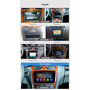 Lettore Multimediale per Auto con Sistema Operativo Android, Schermo Touch, Lettore CD, GPS, WiFi, TV per <span class=keywords><strong>Mercedes</strong></span> Benz <span class=keywords><strong>Vaneo</strong></span> Vito W209 W210 W203 CLK C208 SWC - Product Image 3