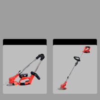Désherbeur électrique sans fil compact et peu encombrant à batterie lithium-ion pour jardin et travaux extérieurs – Tondeuse à herbe