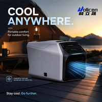 Climatiseur mobile électrique portable Holicen HLS-IOG220-3 pour voitures, camions, camping-cars et caravanes