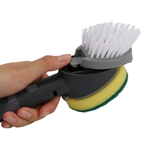 Mastume <span class=keywords><strong>mars</strong></span> Expo — brosse à vaisselle intelligente, distributeur <span class=keywords><strong>de</strong></span> savon, éponge remplaçable, nettoyage à double tête, nouveau design - Product Image 6