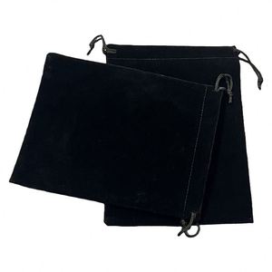 Bolsa de Regalo de Terciopelo Negro con Cordón y Logotipo Personalizado, Precio Directo de Fábrica - Product Image 3