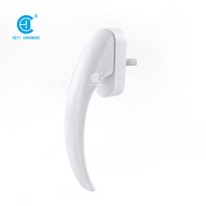 Poignée de fenêtre incurvée en alliage d'aluminium de haute qualité avec système de verrouillage pour fenêtres à battants en PVC et acier - Product Image 4