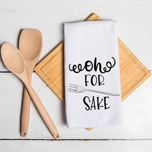 ผ้าเช็ดครัวตลก Pun, อย่าไปเบคอนหัวใจของฉันผ้าเช็ดตัวแสนประหลาดของขวัญพิธีขึ้นบ้านใหม่ - Product Image 5