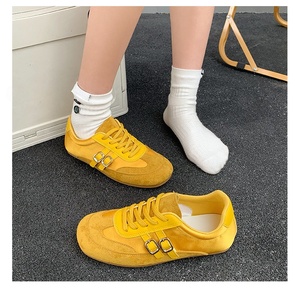 รองเท้าผ้าใบแฟชั่นสไตล์วินเทจ ดีไซน์เยอรมัน สำหรับผู้หญิง รุ่นใหม่ประจำฤดูร้อนปี 2025 ระบายอากาศได้ดี พื้นนุ่ม - Product Image 5