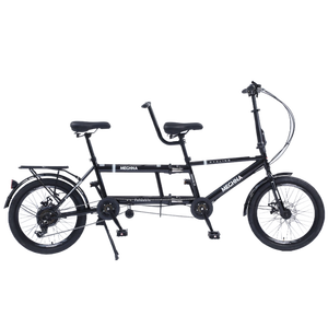Vélo <span class=keywords><strong>tandem</strong></span> <span class=keywords><strong>trois</strong></span> <span class=keywords><strong>places</strong></span> pliable pour <span class=keywords><strong>trois</strong></span> personnes, vélo triple à 3 sièges - Product Image 2