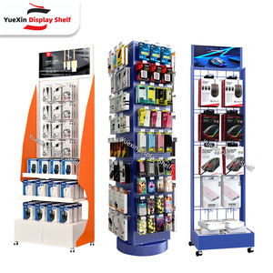Phụ kiện di động một mặt kỹ thuật số YX đứng & màn hình kim loại mở thoáng mát cho cảm giác cửa hàng rộng rãi - Product Image 1