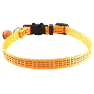 Collares Reflectantes de Nailon para Gatos con Campanas, Color Sólido, Diseño de Hebilla Ajustable para Gatos Pequeños, Todas las Estaciones, Estilo Simple - Product Image 4