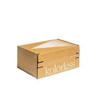 Caja de Cartón Plegable Incolora de Tres Capas, Papel Kraft, Embalaje General, Caja con Cierre de Avión, Impresión Personalizada con Tinta al Agua - Product Image 1