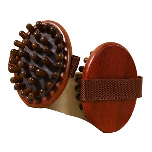 Escova de Massagem Meridian de Madeira de Bétula Personalizada com Logo - Escova de Drenagem Linfática para o Corpo Inteiro Gua Sha - Product Image 2