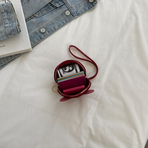 Portafoglio Unisex Mini catenina in pelle sintetica con porta carte Bus portachiavi portamonete portamonete portamonete-da viaggio con chiusura a cerniera - Product Image 6