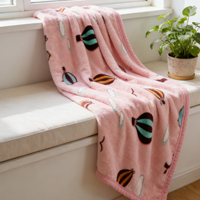 Plaid en polyester côtelé de luxe, de haute qualité, doux, chaud et confortable, en polaire, pour toutes les saisons, OEM&ODM