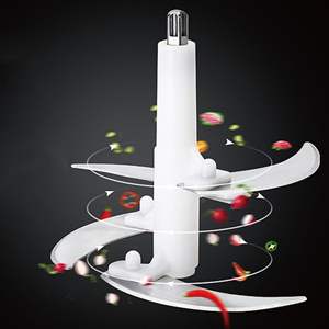 Nueva Licuadora y Picadora de Alimentos para Cocina, Tazón de Acero Inoxidable de 2L de Capacidad, Picadora de Carne Doméstica, 2 Velocidades, Procesador con 4 Cuchillas de Dos Niveles, Negro - Product Image 6