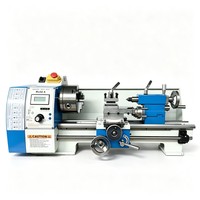 Tour à métaux de table WM210V400, portée de tournage 210 mm, entre centres 400 mm, 50-2500 tr/min, 900 W, alésage de broche 38 mm, mandrin 125 mm