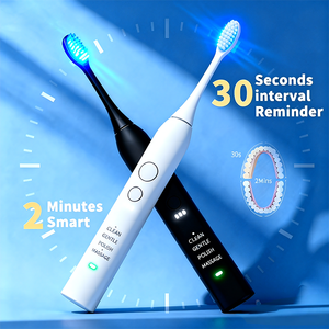 Cepillo de Dientes Eléctrico Sónico con Carga Tipo-C, Doble Botón, 4 Modos de Cambio y 3 Niveles de Fuerza - Product Image 5