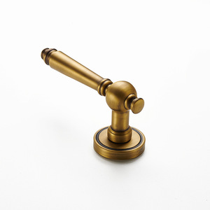 ชุดล็อคประตู Jiehao มือจับทองเหลืองสไตล์วินเทจ อุปกรณ์ตกแต่งภายใน ล็อคประตูไม้เนื้อแข็ง ทนทาน - Product Image 5