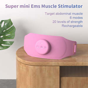 Sabuk Pinggang EMS yang dapat diatur, Stimulator otot pelangsing perut dengan terapi panas untuk kebugaran dan pereda nyeri - Product Image 3