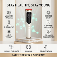 Masseur facial à lumière thérapeutique rechargeable, raffermissant la peau, anti-rides, stylo chauffant topique, CE, portable pour les voyages
