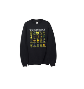 Felpa da donna in cotone 100% con stampa, girocollo, vestibilità regolare, stile preppy, per tutte le stagioni - Product Image 1