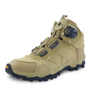 Bottes de sport de loisirs à lacets à boucle automatique Hikia Chaussures de randonnée en plein air imperméables avec <span class=keywords><strong>style</strong></span> <span class=keywords><strong>militaire</strong></span> pour l'été ou l'hiver - Product Image 4