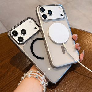 2025ใหม่เคส PC แบบแข็งสัมผัสได้อย่างราบรื่นฝาครอบบางพิเศษเคสโทรศัพท์ใสมีแม่เหล็กสำหรับ <span class=keywords><strong>iPhone</strong></span> 17 Air 16 <span class=keywords><strong>PRO</strong></span> <span class=keywords><strong>MAX</strong></span> - Product Image 4